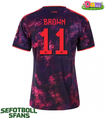 Bayern Munich Nathaniel Brown #11 Tredje Tröja Kvinnor 2026-27 Kortärmad